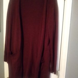 Burgundy Cardigan